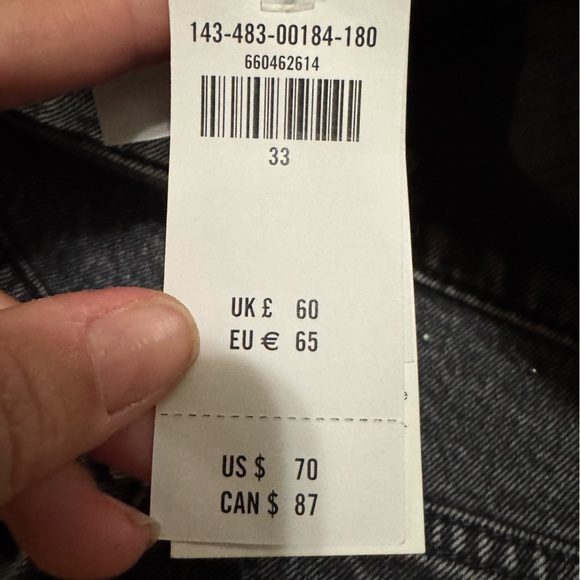 NWT Abercrombie & Fitch Denim Mini Skirt - Denim skirt - grey opulent,‎ size 16 - Picture 6 of 10